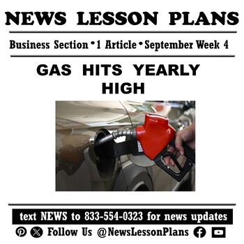 Preview of Business_Gas Hits Yearly High_Current Events News Article Reading_2023
