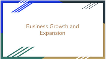 Preview of Business Growth and Expansion