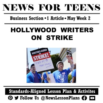 Preview of Business_Hollywood TV Writers on Strike_Current Events News Article Reading_2023
