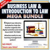 Business Law - Intro to Law Curriculum Bundle High School 