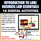 Business Law Introduction Essentials HUGE BUNDLE!  Digital Activities