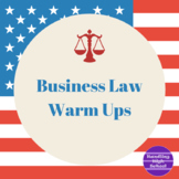 Business Law Warm Ups