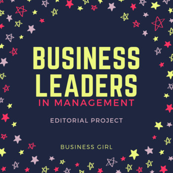 Preview of Business Leaders in Management Editorial Project