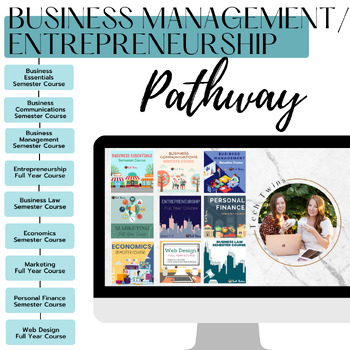Preview of Business Management/ Entrepreneurship Pathway Bundle- Career, Technical, Tech Ed