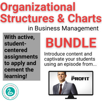 Preview of Business Management | Organizational Charts BUNDLE | Digital & Print Activities