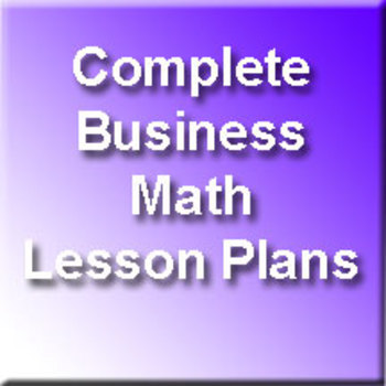 Preview of Business Math All Six Units