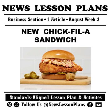 Preview of Business_New Chick-Fil-A Sandwich_Current Event News Article Reading_2023