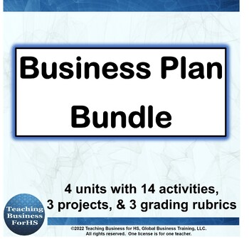 Preview of Business Plan Bundle - CTE
