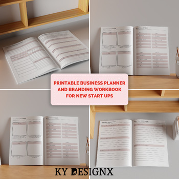 Preview of Business Planner and Branding Workbook - 60 Pages