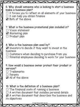 4.2.7 quiz business plans