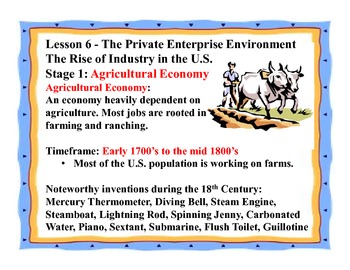 Preview of Business Principles - Lesson 6: The Private Enterprise Environment