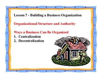 Preview of Business Principles - Lesson 7: Building a Business Organization