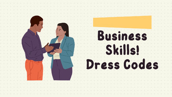 Business Skills - Canva Dress Code Presentation Template | TPT