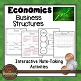 Business Structures - Interactive Note-taking Activities