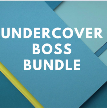 Preview of Business Under Cover Boss Bundle