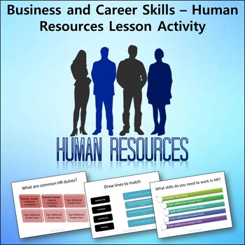 Preview of Business and Career Skills - Human Resources Basics Lesson Activity