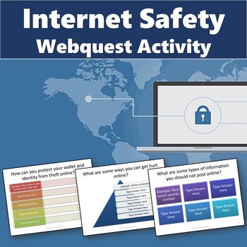 Preview of Business and Career Skills - Internet Safety Lesson Activity