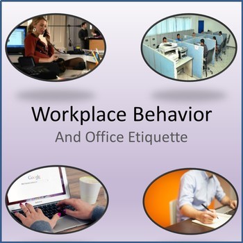 Preview of Business and Career Skills - Workplace Behavior Office Etiquette Lesson Activity
