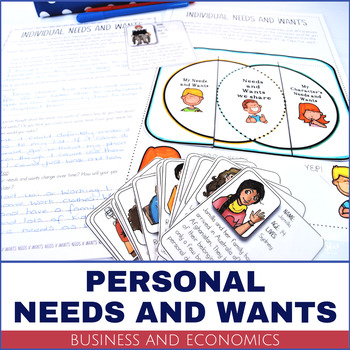 Preview of Business and Economics - Personal Needs and Wants Activity