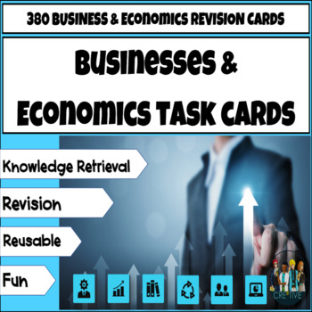 Preview of Business and Economics Revision Task Cards