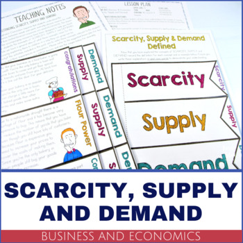 Preview of Business and Economics - Scarcity, Supply and Demand PRINT