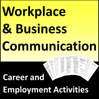 Preview of Business and Workplace Communication Activity
