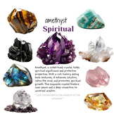 Business crystal meaning cards gemstone info cards crystal