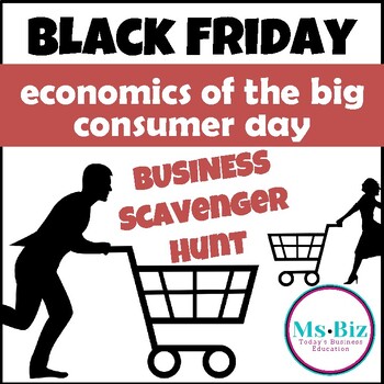 Preview of Business of Black Friday Scavenger Hunt Game (Economics & Marketing)