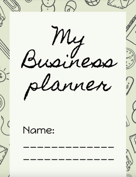 Preview of Business planning young entrepreneur pack