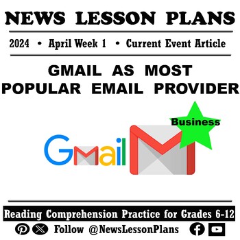 Preview of Business_Gmail Most Popular Email Provider_Current Events Reading_2024