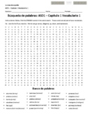 Búsqueda y Crucigrama (Word Search & Crossword): ASD1 Capí