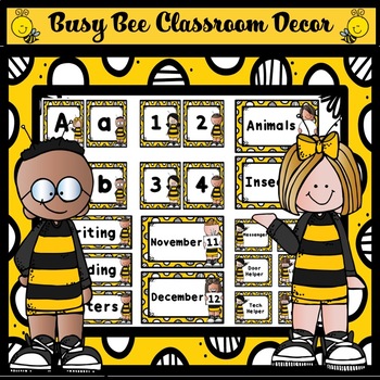 Preview of Busy Bee Classroom Decor