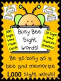 Sight Words 1-1,000 Busy Bee Sight Word Booklets