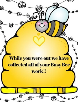 Preview of Busy Bee Work Collected