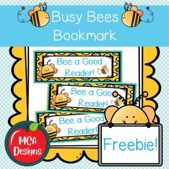 Preview of Busy Bees Bookmarks