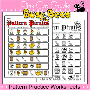 Preview of Pattern Pirates Sequencing Worksheets