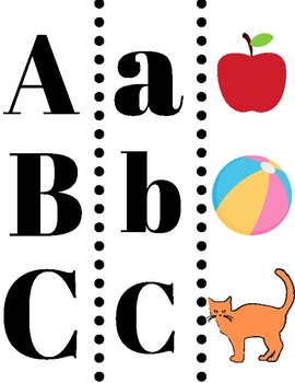 Preview of Busy Binder Alphabet