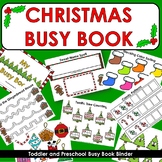 Busy Binder Book for Toddler and Preschool:  Christmas Ear