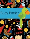 Busy Binder Cover - Pirate - Black