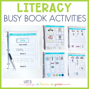 Busy Binder: Literacy Activities by Heidi Dickey | TPT