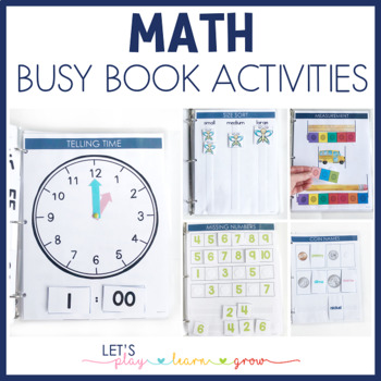 Preview of Busy Binder: Math Activities