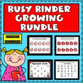 Busy Binder | Preschool and Kindergarten GROWING BUNDLE