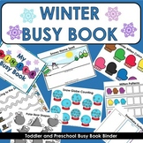 Busy Binder for Toddler Preschool:  Winter Busy Book Early