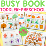 Learning Binder for Toddler and Preschool - Quiet Book / B