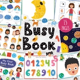 Busy Book Printable, Toddler First Busy Book Pdf, Preschoo