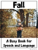 Busy Book for Speech and Language: Fall