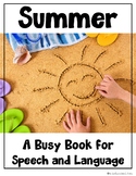 Busy Book for Speech and Language: Summer