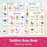 Busy Book for Toddler with Animals, Printable Pdf Busy Bin
