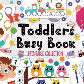 Busy Book for Toddlers Collection by The Learning Cloud | TPT