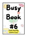 Busy Booklet Color Matching and Color Sorting File Folders